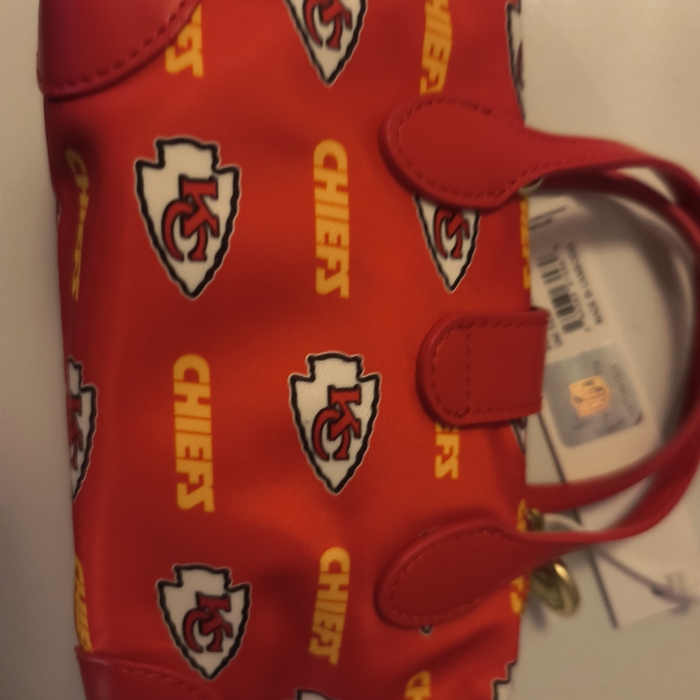 Stoney Clover Lane Pouchette Crossbody 01 NFL Football Kansas City Chiefs - Picture 3 of 5